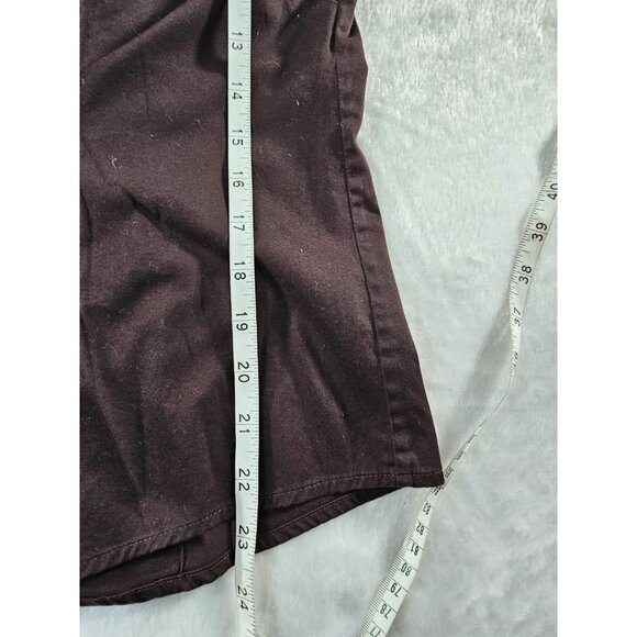 Banana Republic Button Down Cotton Shirt Blouse Brown Long Sleeve Size M - Picture 8 of 10